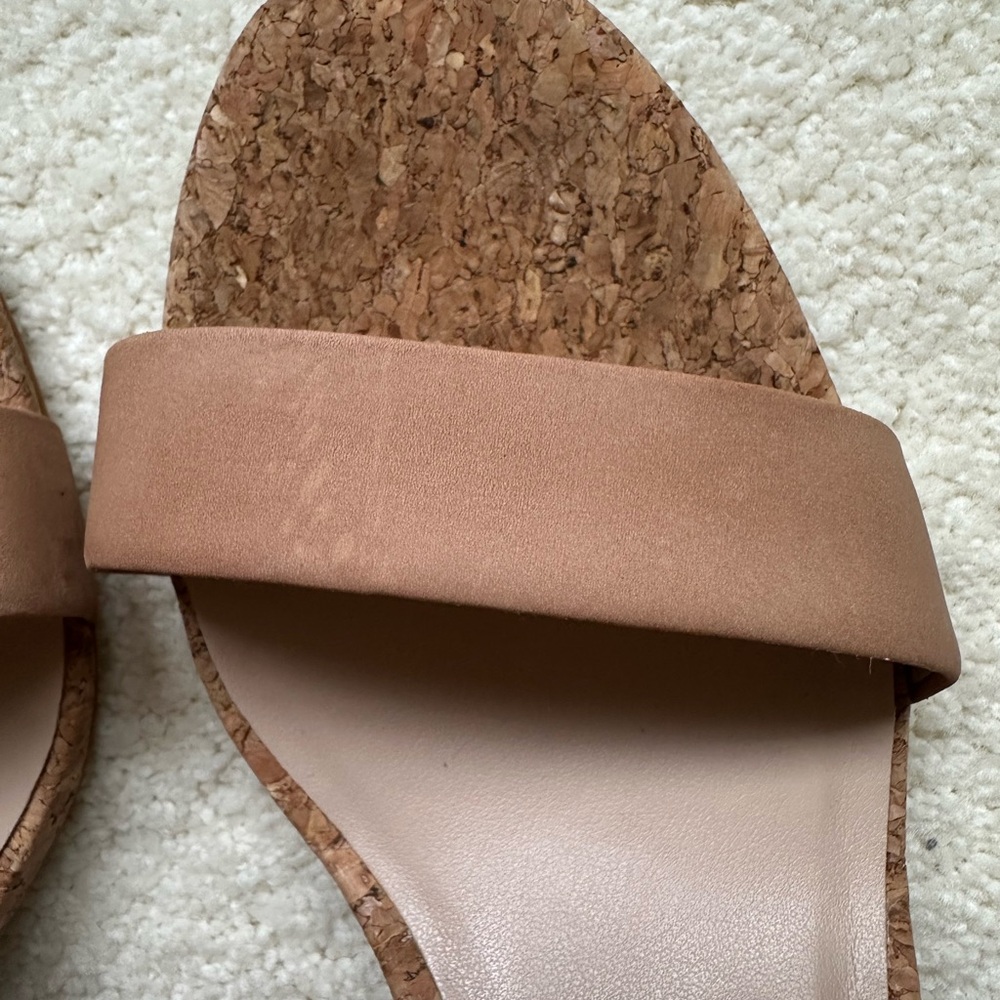 Steve Madden Two Strap Tan “Cork” Heeled Sandal- Size 11 - Picture 11 of 16